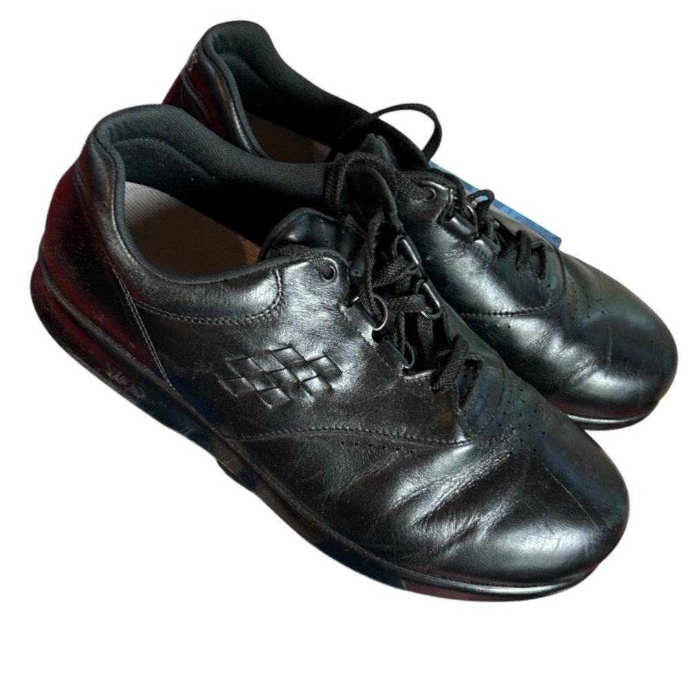 SAS Freetime Women's 10W‎ Wide Comfort Walking Shoes Black Made In USA